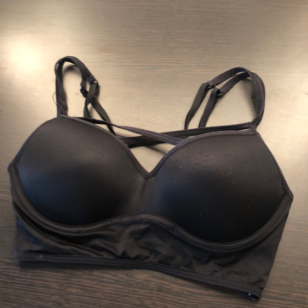 Pink padded bralette